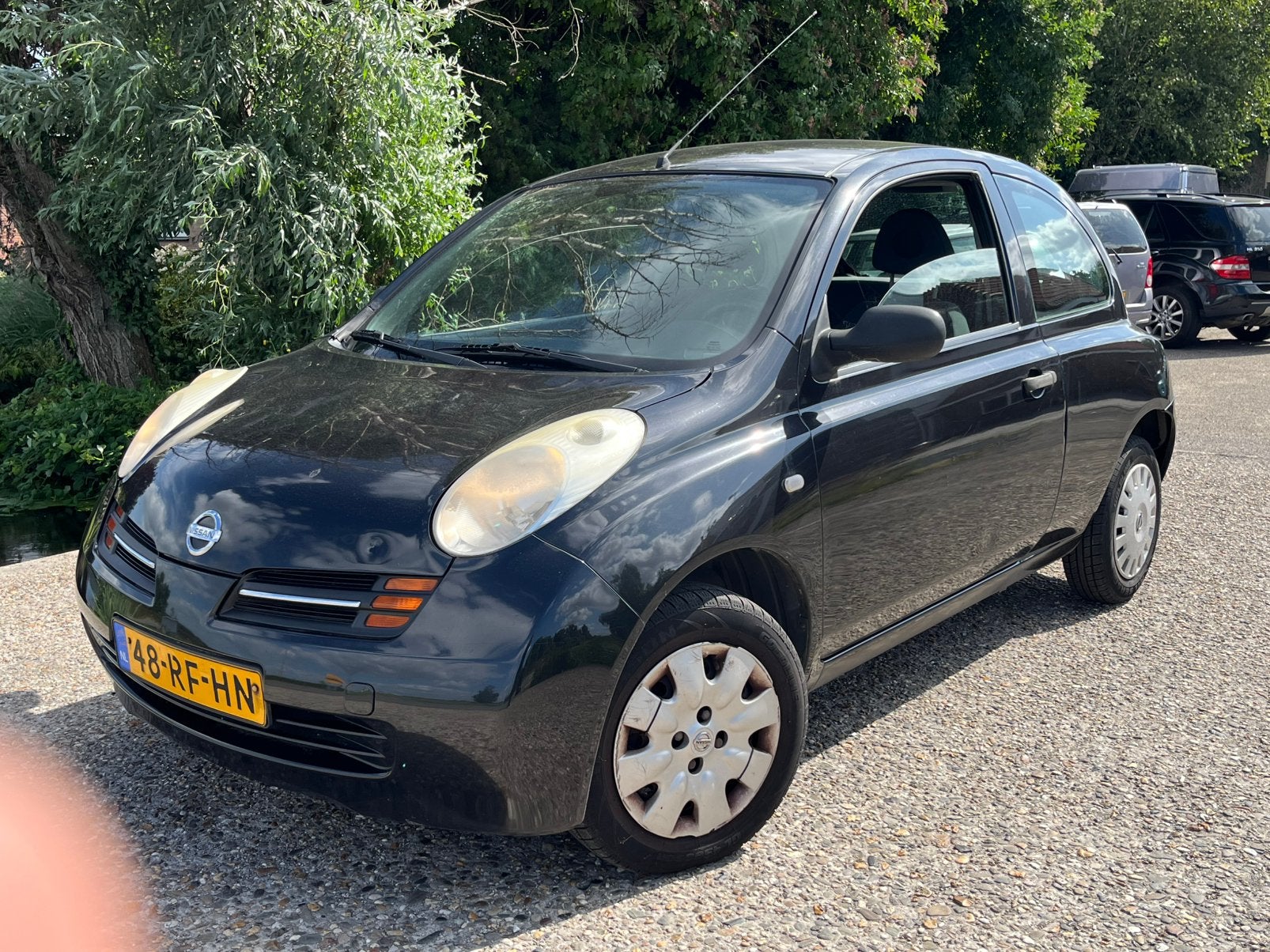 Nissan Micra 1.0 3DR 2005 Zwart ELECTR RAMEN / CV / NWE APK*, Auto's, 31 €/maand, 4 cilinders, Zwart, Origineel Nederlands