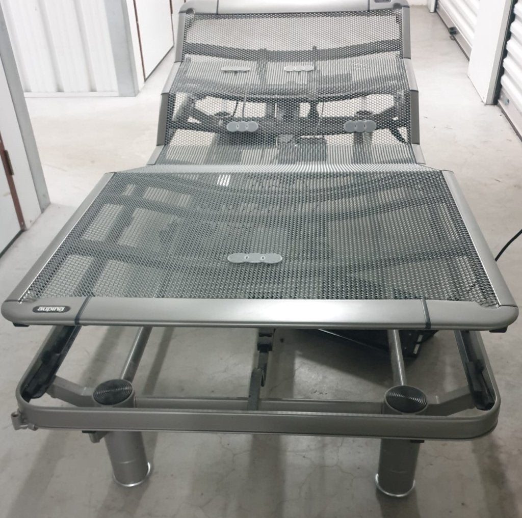 Auping Royal M4 bed 90x200cm, Ophalen, Verstelbaar, 90 cm, Eenpersoons