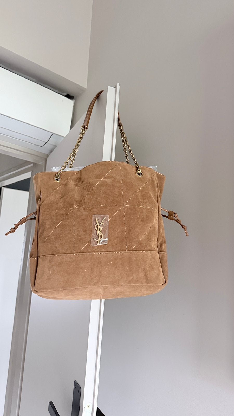 Shoulder bag tote bag YSL bruin, Ophalen of Verzenden, Zo goed als nieuw, Bruin, Schoudertasje
