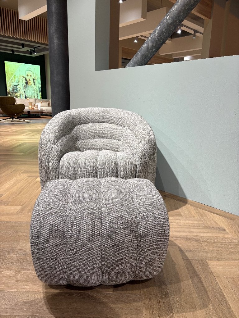 Pode Fauteuil & Hocker Balini., Huis en Inrichting, Design, Nieuw, 75 tot 100 cm, Ophalen of Verzenden