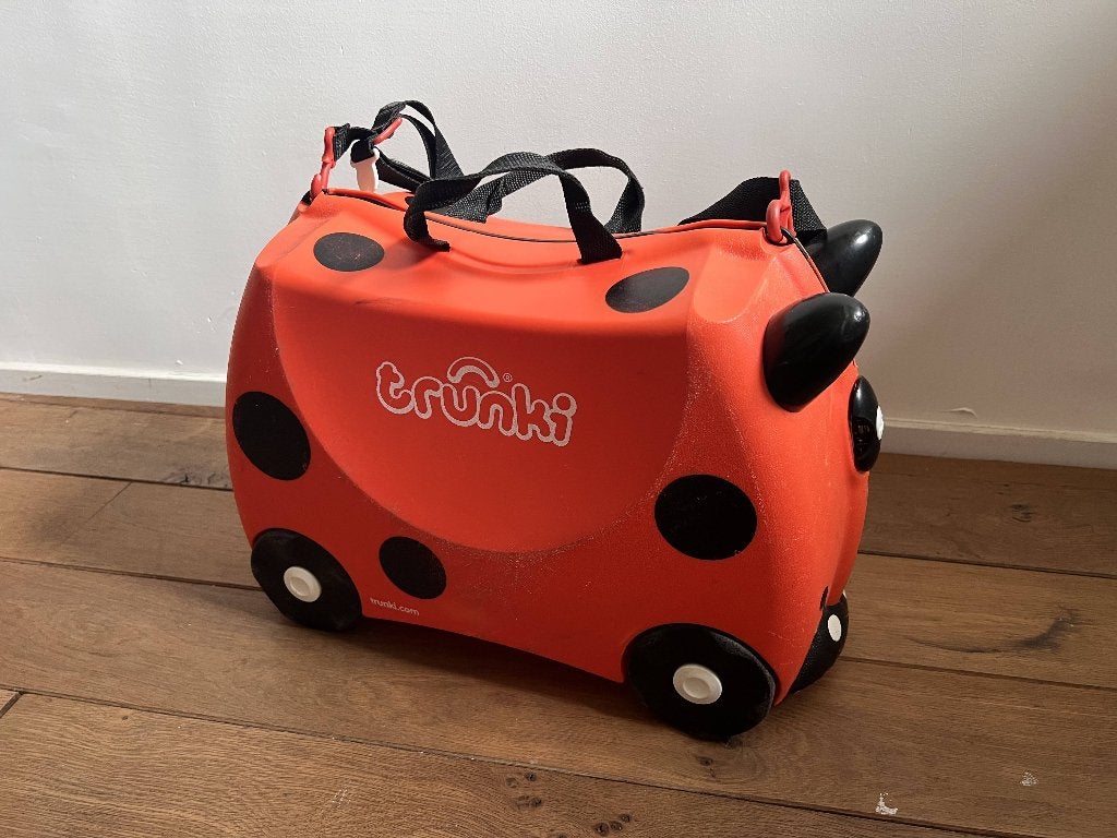 trunki koffer kids, Sieraden, Tassen en Uiterlijk, Koffers, Gebruikt, Hard kunststof, Minder dan 50 cm, Minder dan 35 cm
