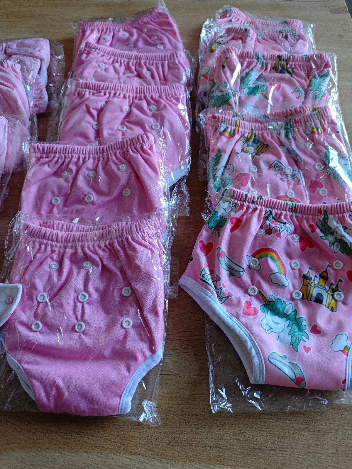 25 x wasbare luiers meisjes kleur met gratis wetbag, Ophalen of Verzenden, Nieuw