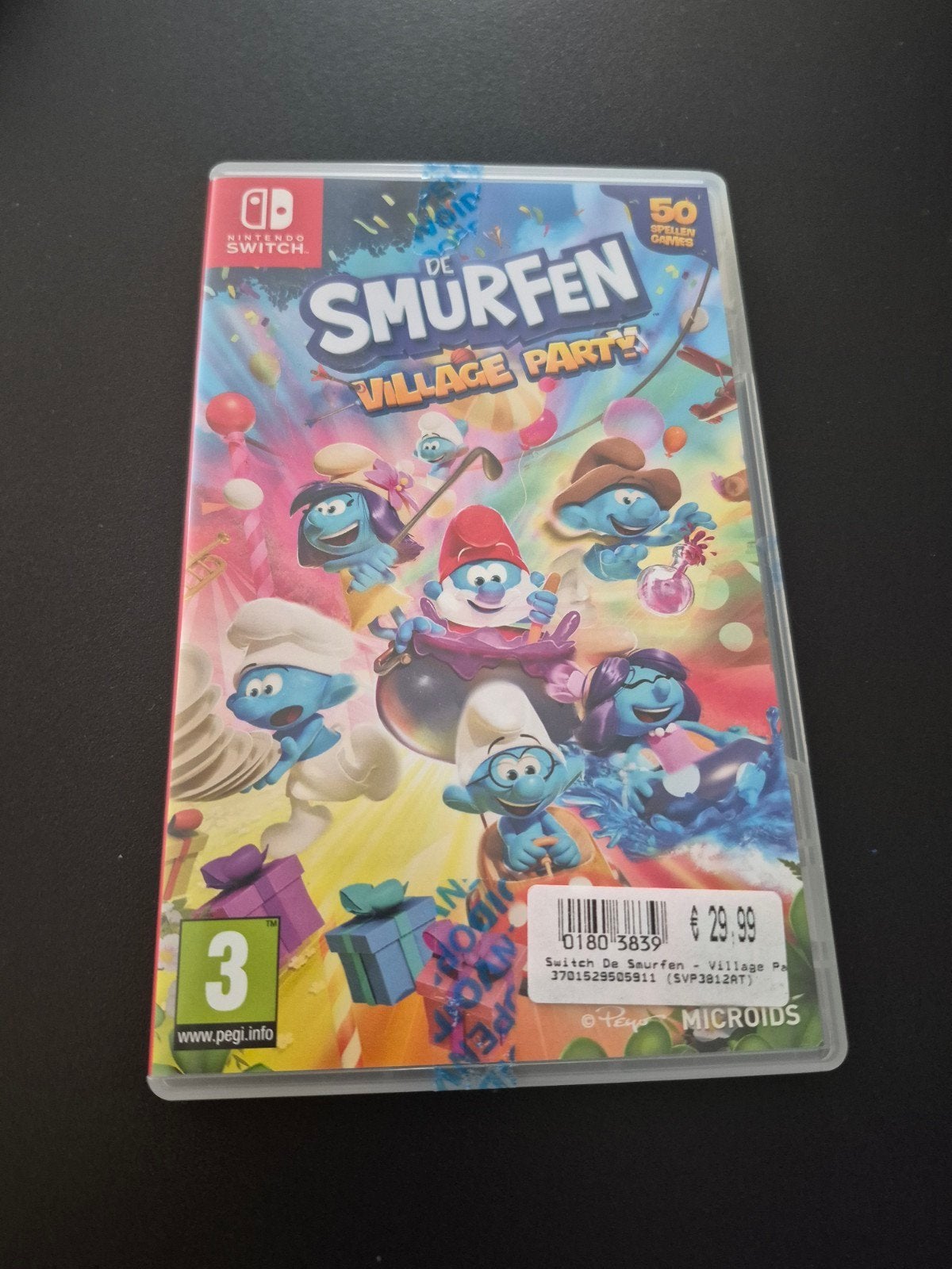 De Smurfen Village Party Nintendo Switch Game, Spelcomputers en Games, Ophalen of Verzenden