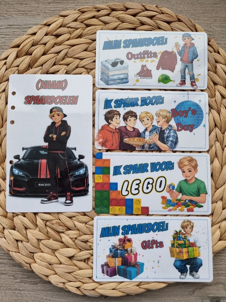Cashstuffing Set voor Jongens, Verzenden, Uitwisbaar, Nieuw, A6