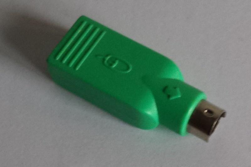 PS/2 naar USB verloopstekker [3567]  [CoRaPc], Computers en Software, Pc- en Netwerkkabels, Ophalen of Verzenden, Zo goed als nieuw