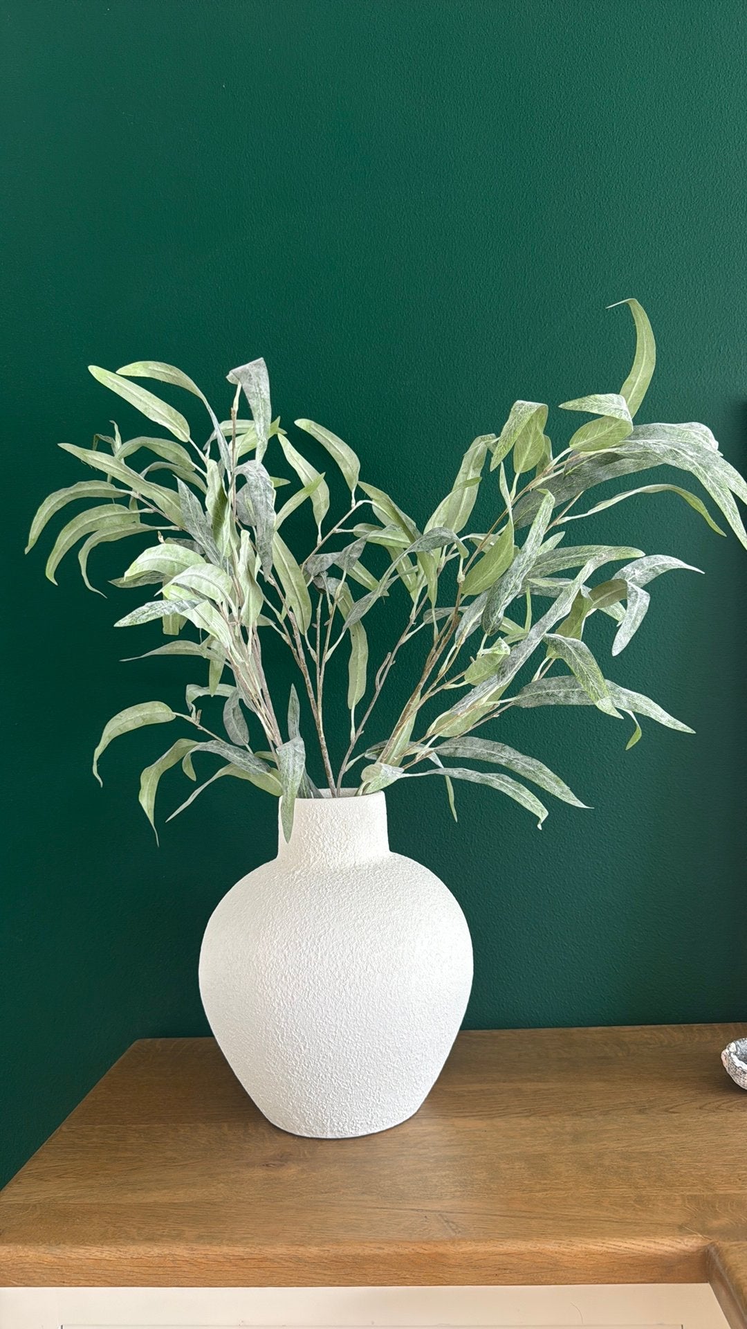 Pot met eucalyptus takken, Ophalen, Zo goed als nieuw, Overige kleuren, Minder dan 50 cm