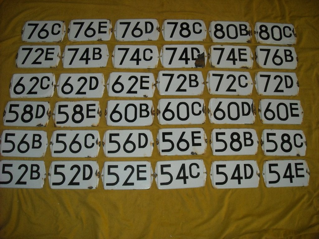 huisnummer 52b 52d 52e 54c 54d 4e 56b 56c 56d 56e 58b 58c, Ophalen of Verzenden