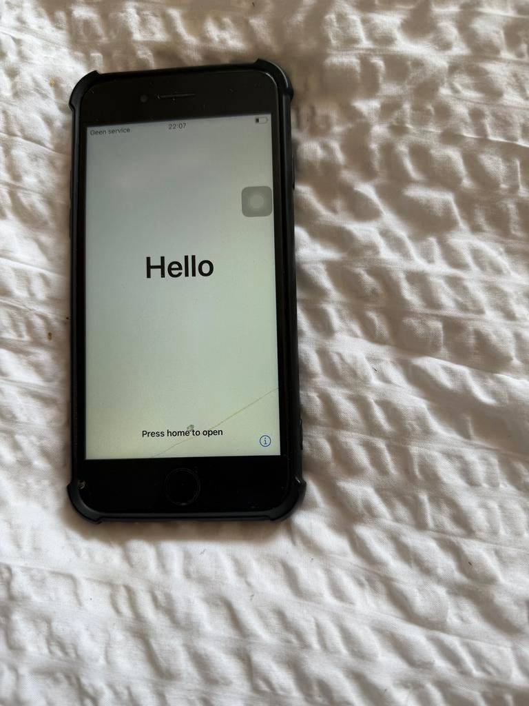 IPhone 7 Zwart, Telecommunicatie, Mobiele telefoons | Apple iPhone, Gebruikt, Zwart, Ophalen of Verzenden, 64 GB