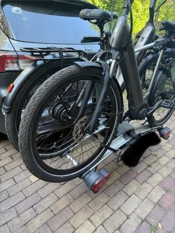 fietsendrager, Auto diversen, Fietsendragers, Ophalen, Gebruikt, 2 fietsen, Trekhaakdrager