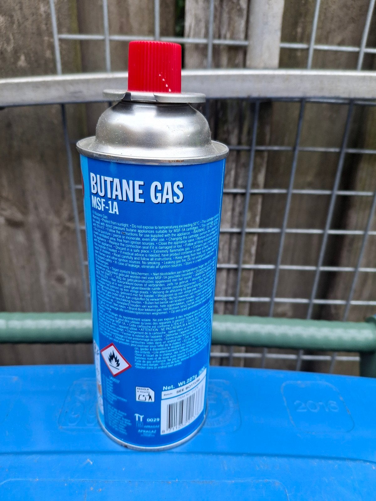 Butaangas MSF-1A Cartridge voor Camping Kooktoestel, Caravans en Kamperen, Kampeeraccessoires, Ophalen, Nieuw
