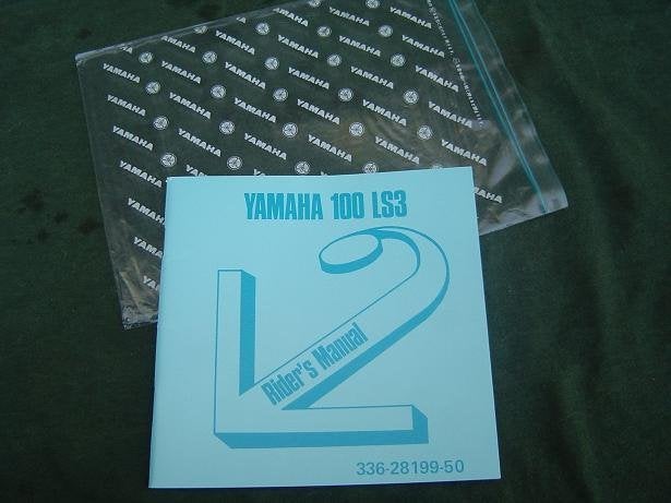 Yamaha 100 LS3 1972 motorcycle rider's manual, Ophalen of Verzenden, Yamaha