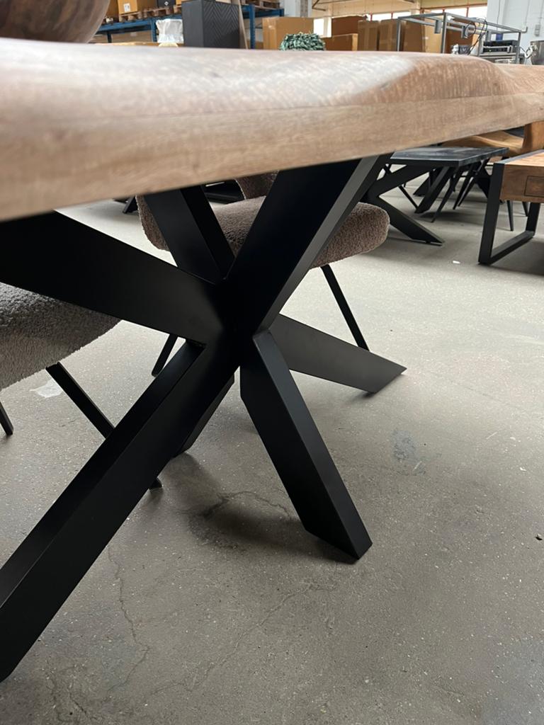 Magazijn Leegverkoop Boomstam salontafel mangohout matrix zw, Hout, Nieuw, Ophalen of Verzenden, Info@wkhome.nl
