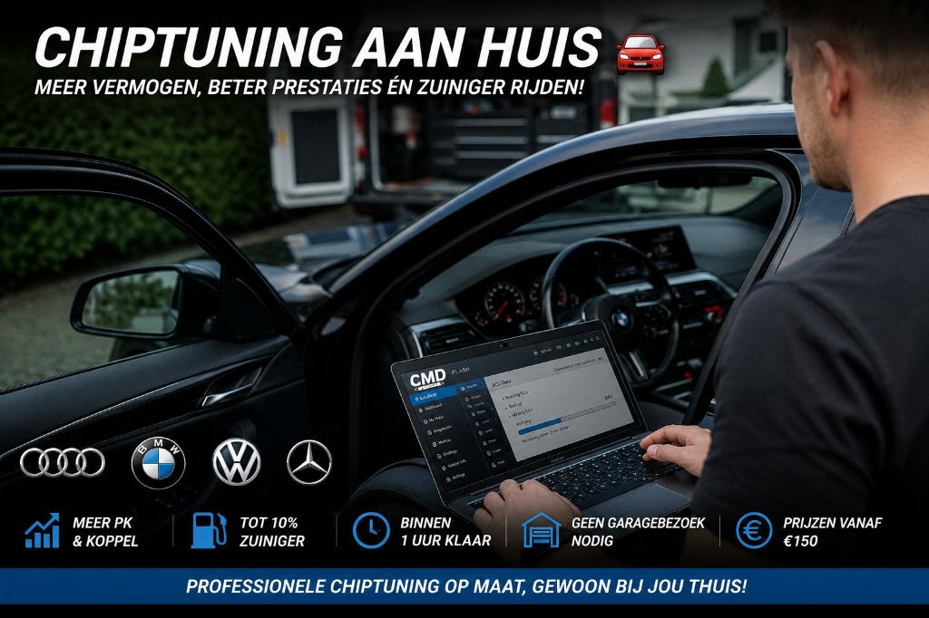 Chiptuning aan Huis Heel Nederland Meer Vermogen vanaf €150, Auto diversen, Ophalen