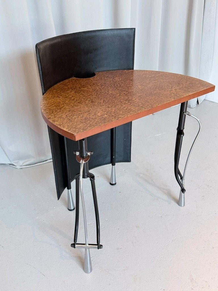 BUREAU, design Santiago Miranda «La Vuelta» voor Aqaba, 1980, Zwart, Gebruikt, Verzenden, Hout