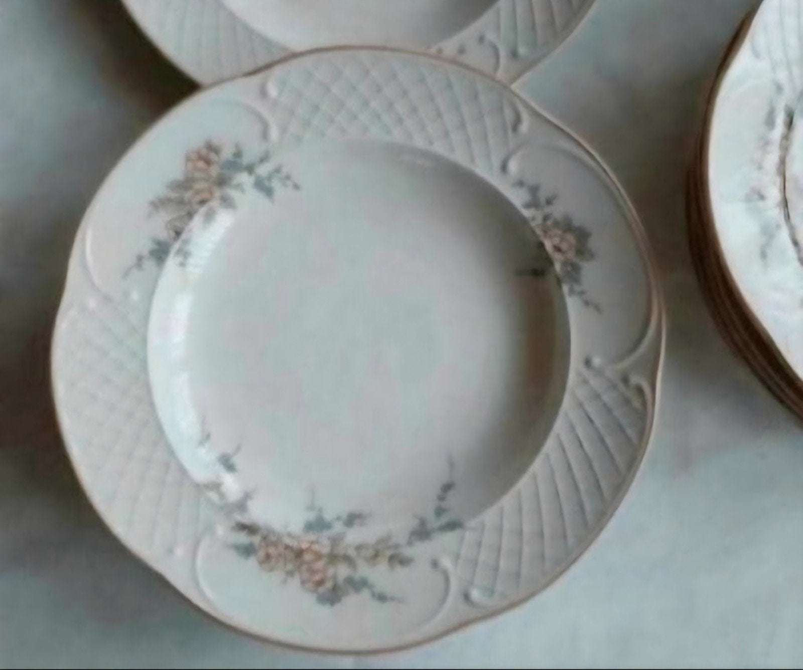 Villeroy Boch Rosette bloemen borden sauskom botervloot, Antiek en Kunst, Ophalen of Verzenden