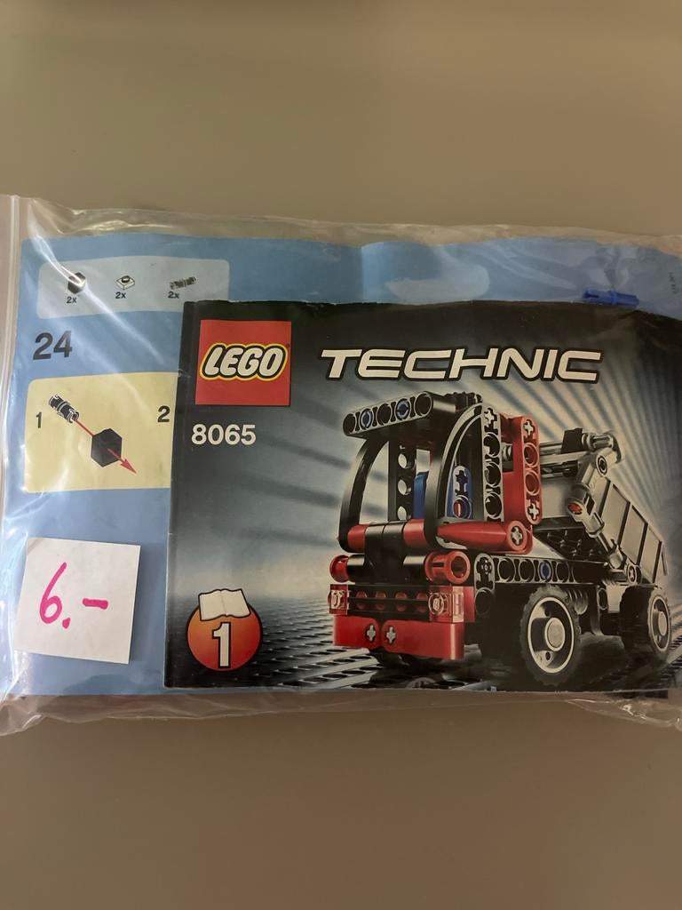 Lego Technic 8065 Mini Container Truck (met instructies), Verzenden, Gebruikt, Complete set, Lego