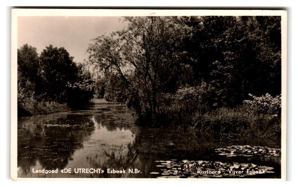 Esbeek, Landgoed "De Utrecht" - Rustoord Vijver Esbeek, Verzenden, 1940 tot 1960, Ongelopen, Noord-Brabant
