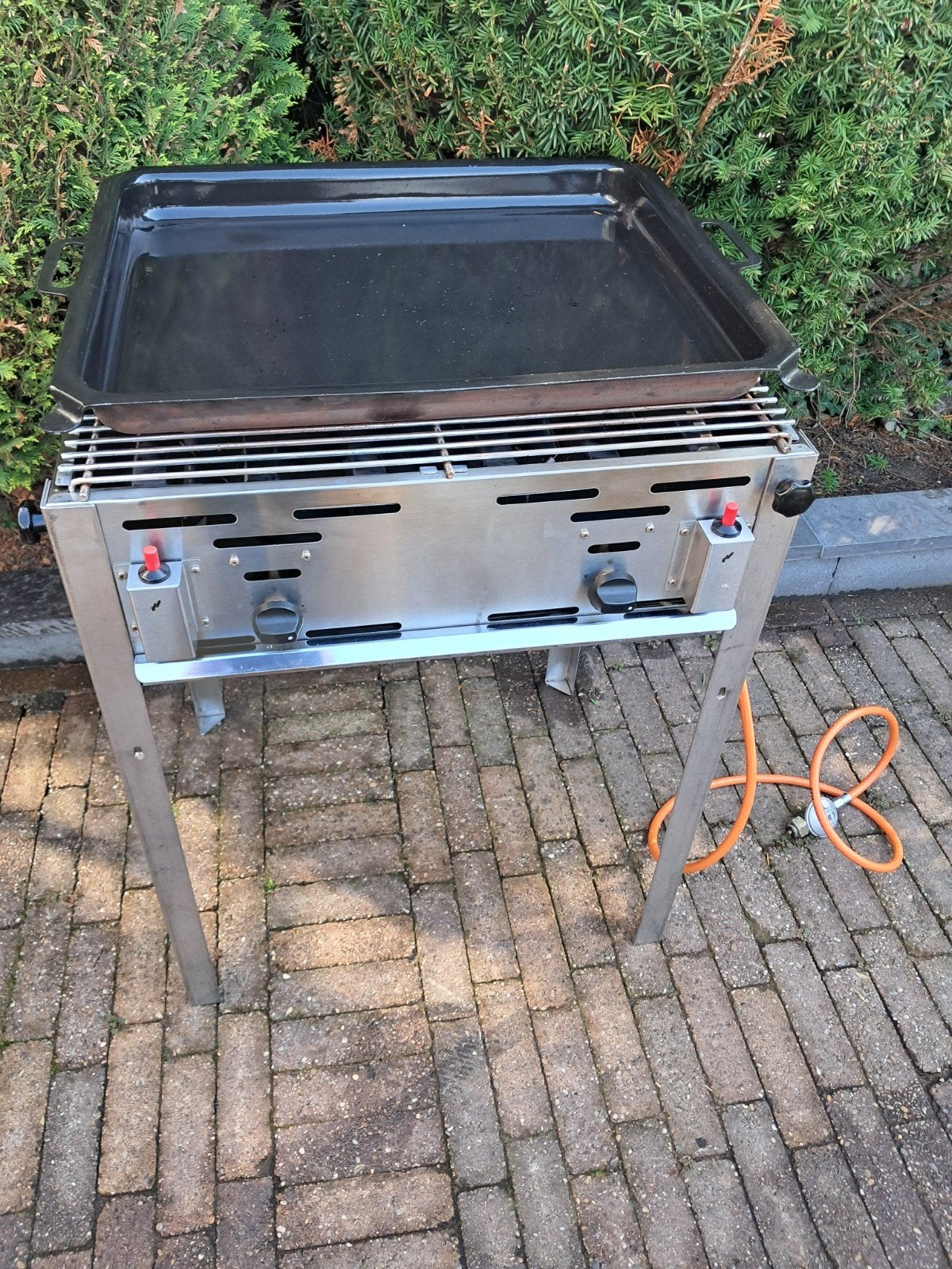 hendi grill master maxi barbecue zgan, Ophalen, Zo goed als nieuw