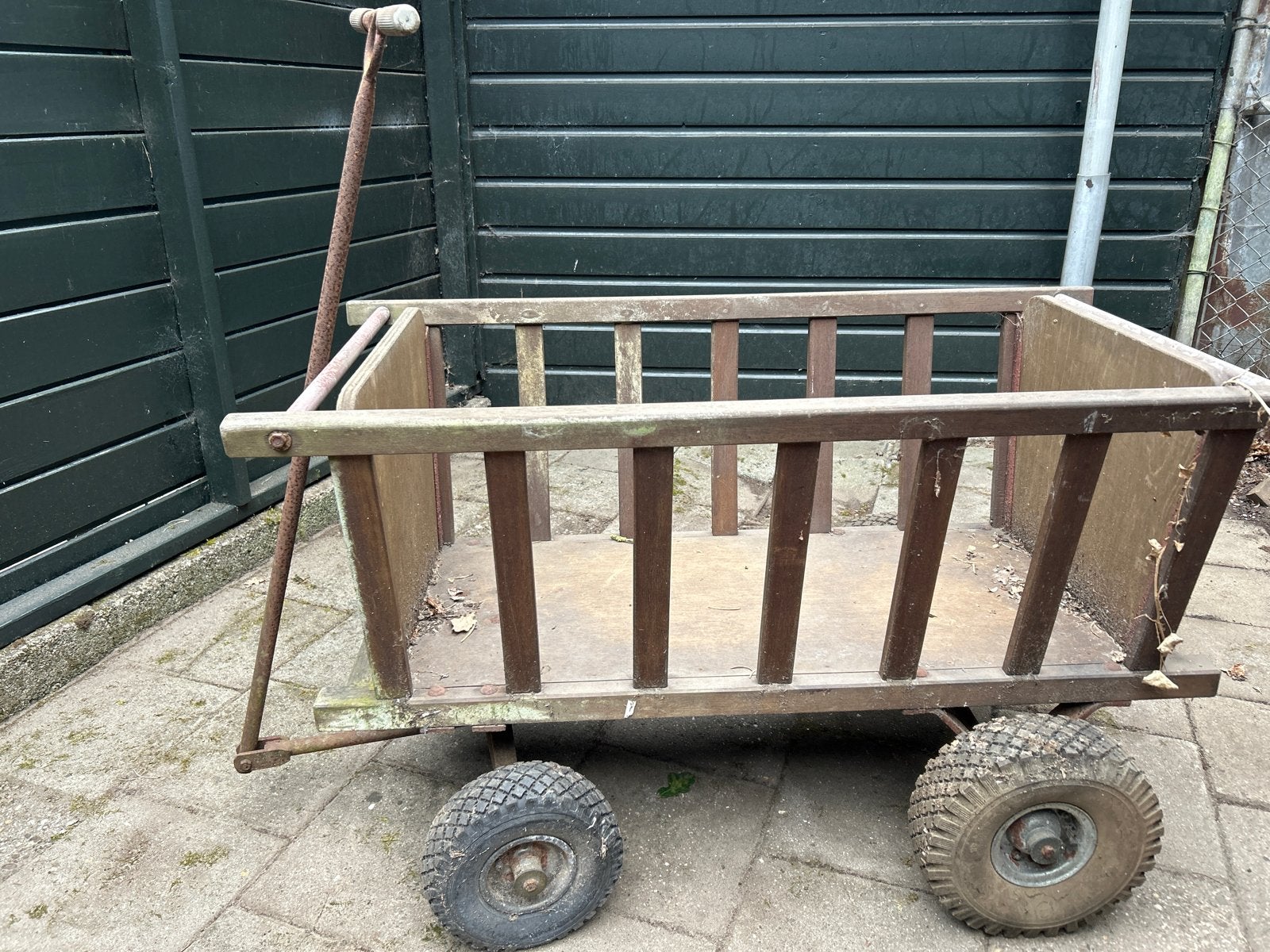 Stevige vintage bolderkar - Opknapper, Caravans en Kamperen, Bolderkarren, Gebruikt, Ophalen