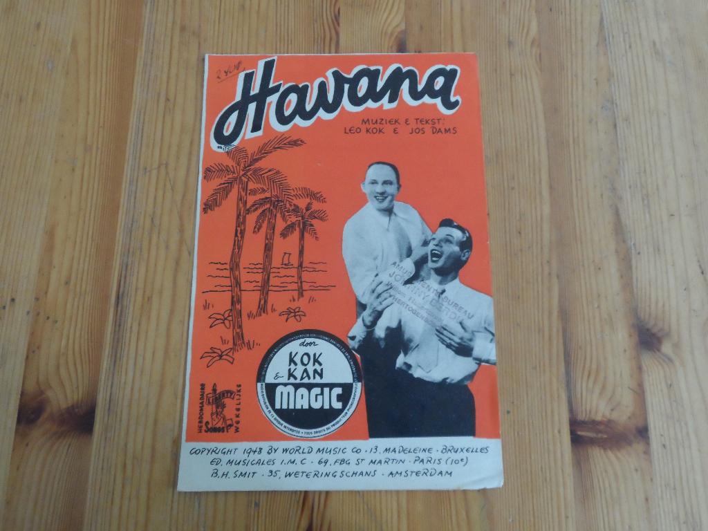 Havana - leo kok / jos dams - kok en kan, Gebruikt, Gitaar, Ophalen of Verzenden, Artiest of Componist