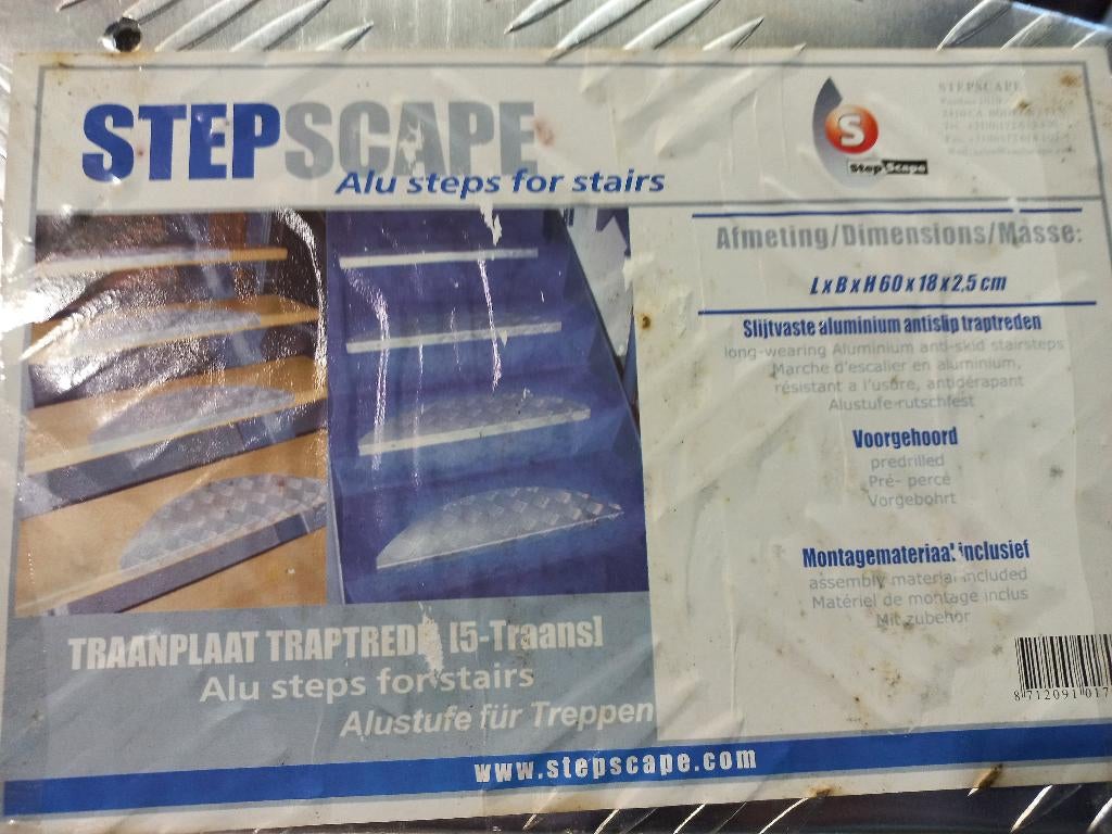 TE koop traanplaat traptreden, Ophalen, Gebruikt, Minder dan 2 meter