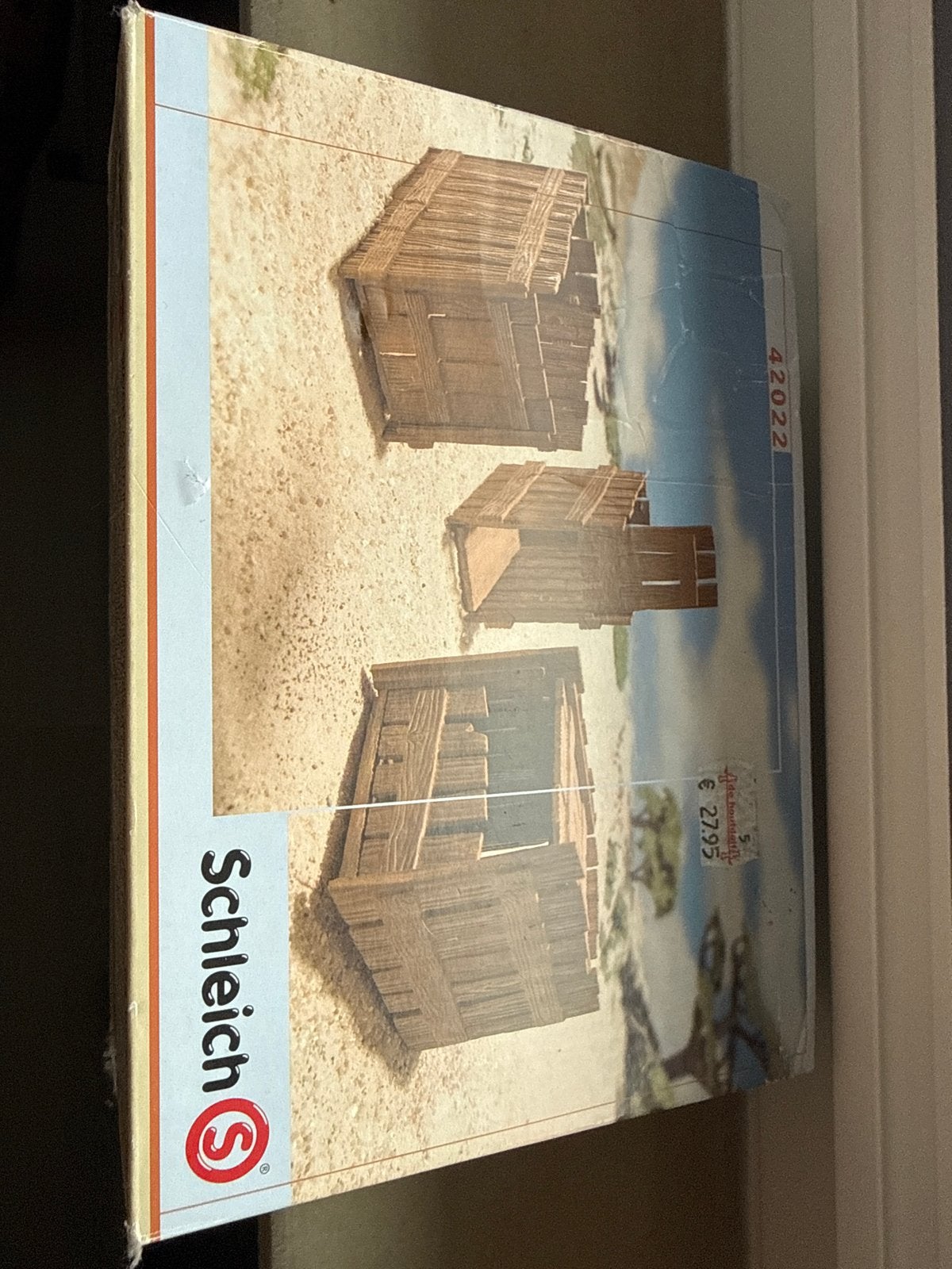 Schleich 42022 Houten Kisten Set - Nieuw in Doos, Ophalen of Verzenden, Nieuw, Groter dan 1:35, Diorama