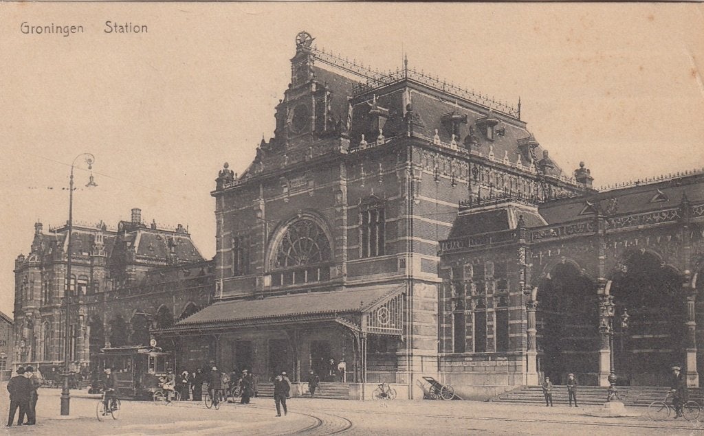 24 Oude Ansichten Groningen, Ophalen of Verzenden, 1920 tot 1940, Groningen