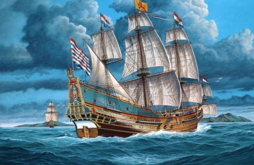 Diamond Painting, zeilschip op zee!, Hobby en Vrije tijd, Knutselen, Ophalen of Verzenden, Gebruikt, Knutselwerk