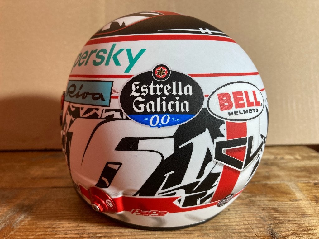 ✅ Charles Leclerc 1:2 helm 2021 Ferrari CL16 helmet F1, Ophalen of Verzenden, Nieuw, Formule 1