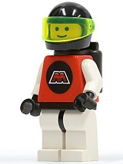 LEGO Minifig Space M:Tron with Airtanks sp033, Lego, Ophalen of Verzenden, Zo goed als nieuw, Space