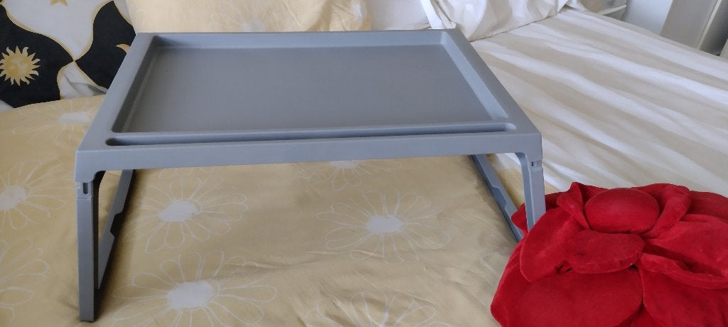 Bedtafeltje Ikea Klipsk , grijs 5 euro, Ophalen, Minder dan 45 cm, Kunststof, 55 tot 75 cm