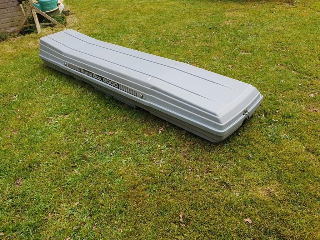 Rensi Box 5000 dakkoffer,compleet met bevestigingsmaterialen, Auto diversen, Dakkoffers, Ophalen, Gebruikt
