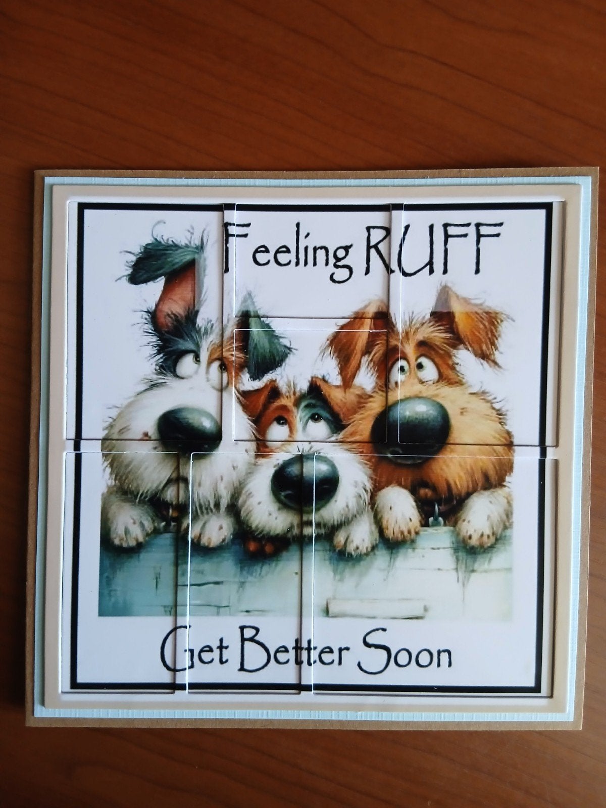 Kaart ziek honden get better soon 978 = 1,75, Ophalen of Verzenden, Zo goed als nieuw