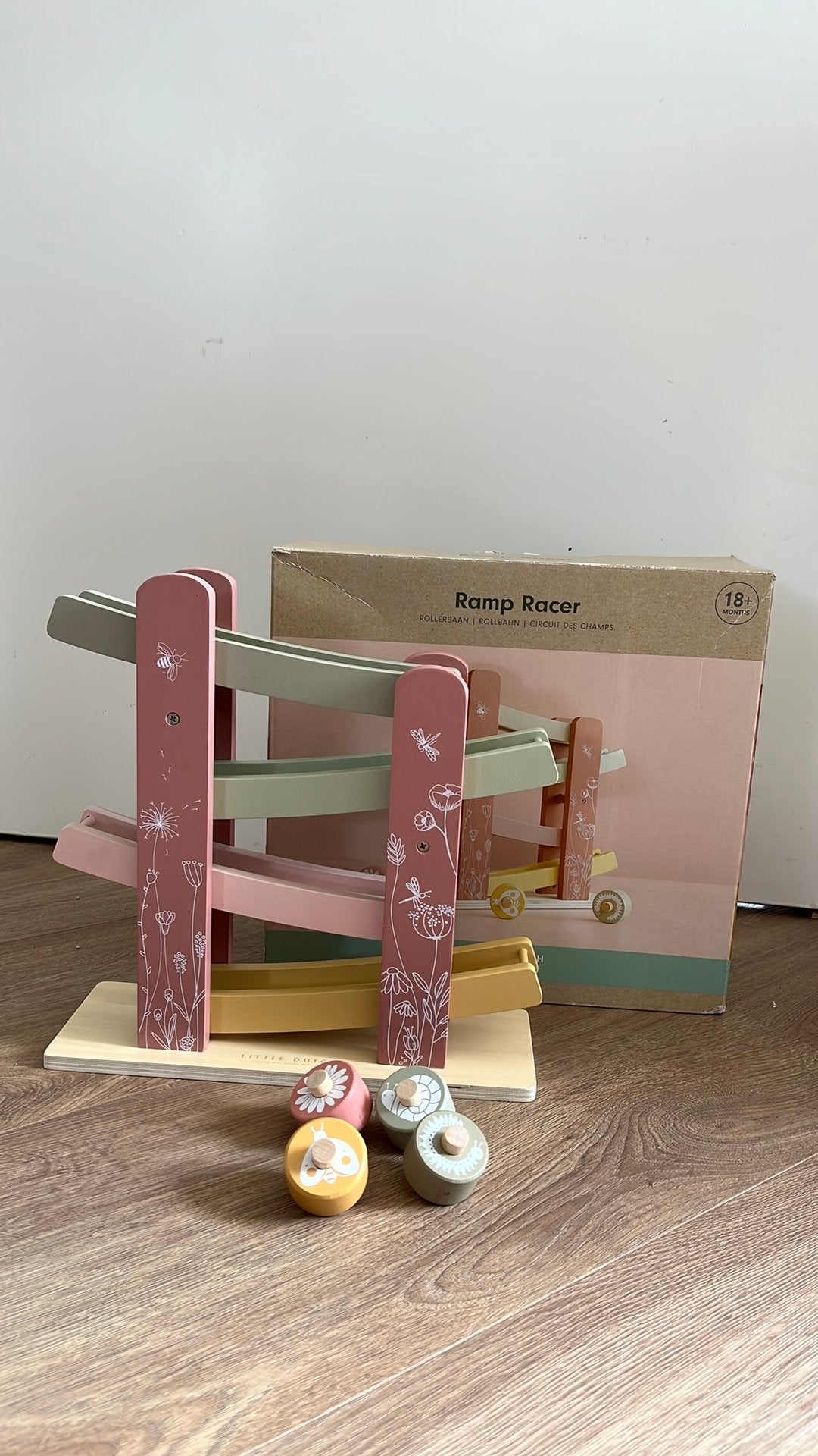 Rollerbaan Little Dutch, Kinderen en Baby's, Speelgoed | Houten speelgoed, Ophalen, Zo goed als nieuw