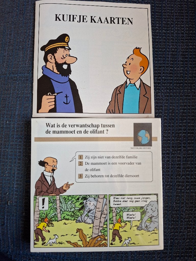 Kuifje kaarten, Ophalen, Zo goed als nieuw, Meerdere kaarten