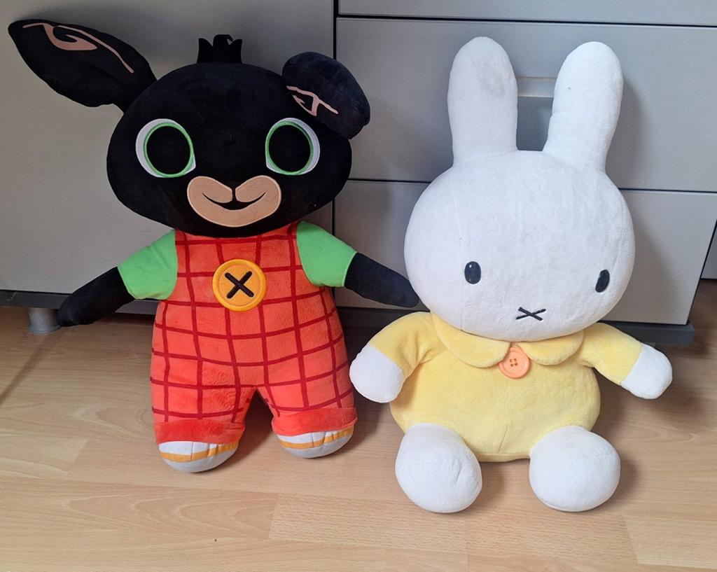 Grote Bing en Nijntje knuffels, Ophalen, Gebruikt, Overige merken, Konijn