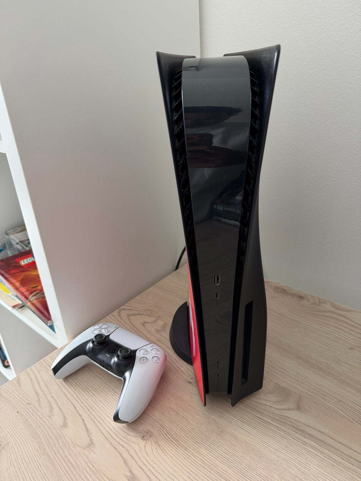 PlayStation 5 Disc Edition, Spider-Man panelen en controller, Ophalen, Zo goed als nieuw, Playstation 5