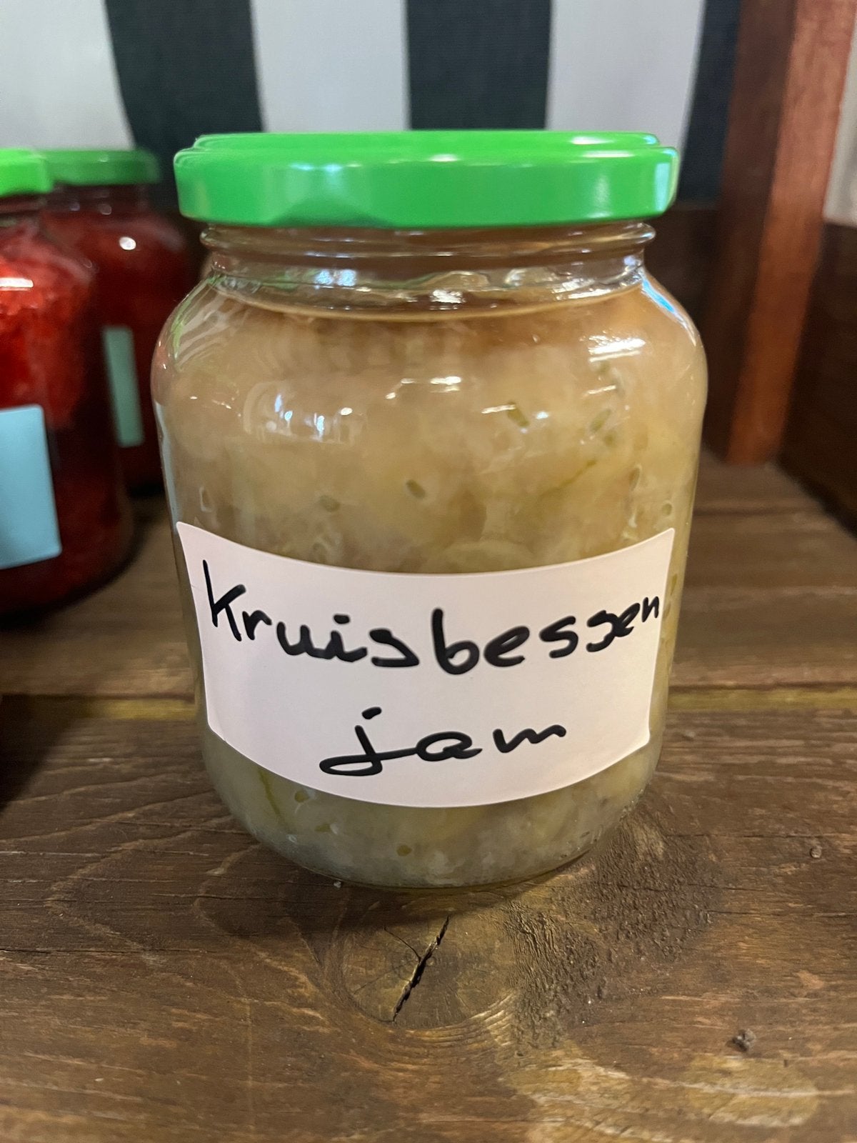 Zelfgemaakte  jam, Ophalen