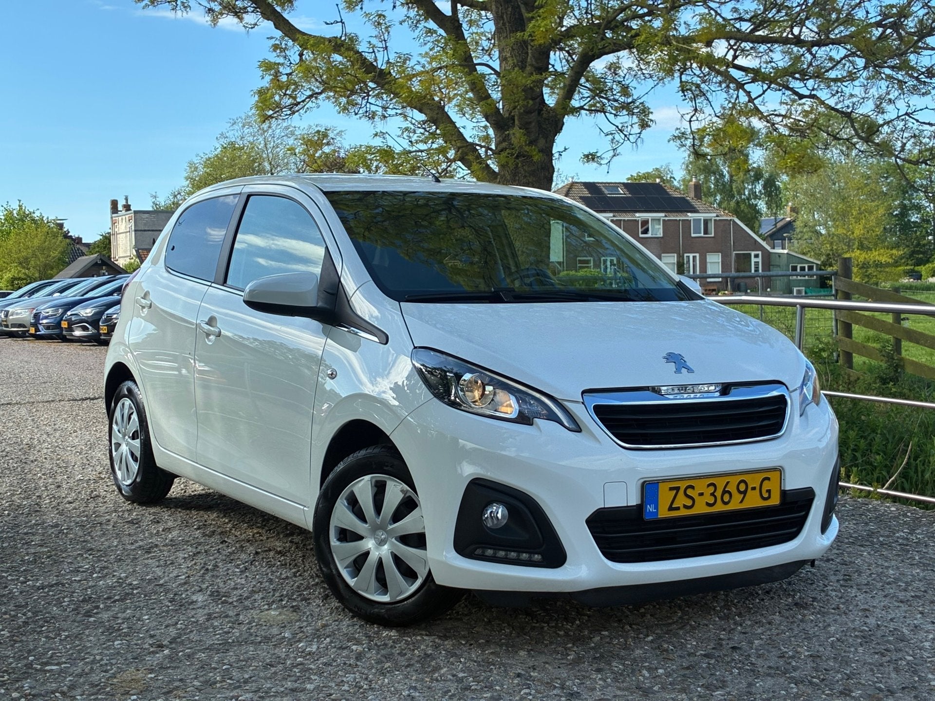 Peugeot 108 1.0 e-VTi Active | Automaat + Airco nu €7.975,, Auto's, Stof, Gebruikt, 4 stoelen, Wit