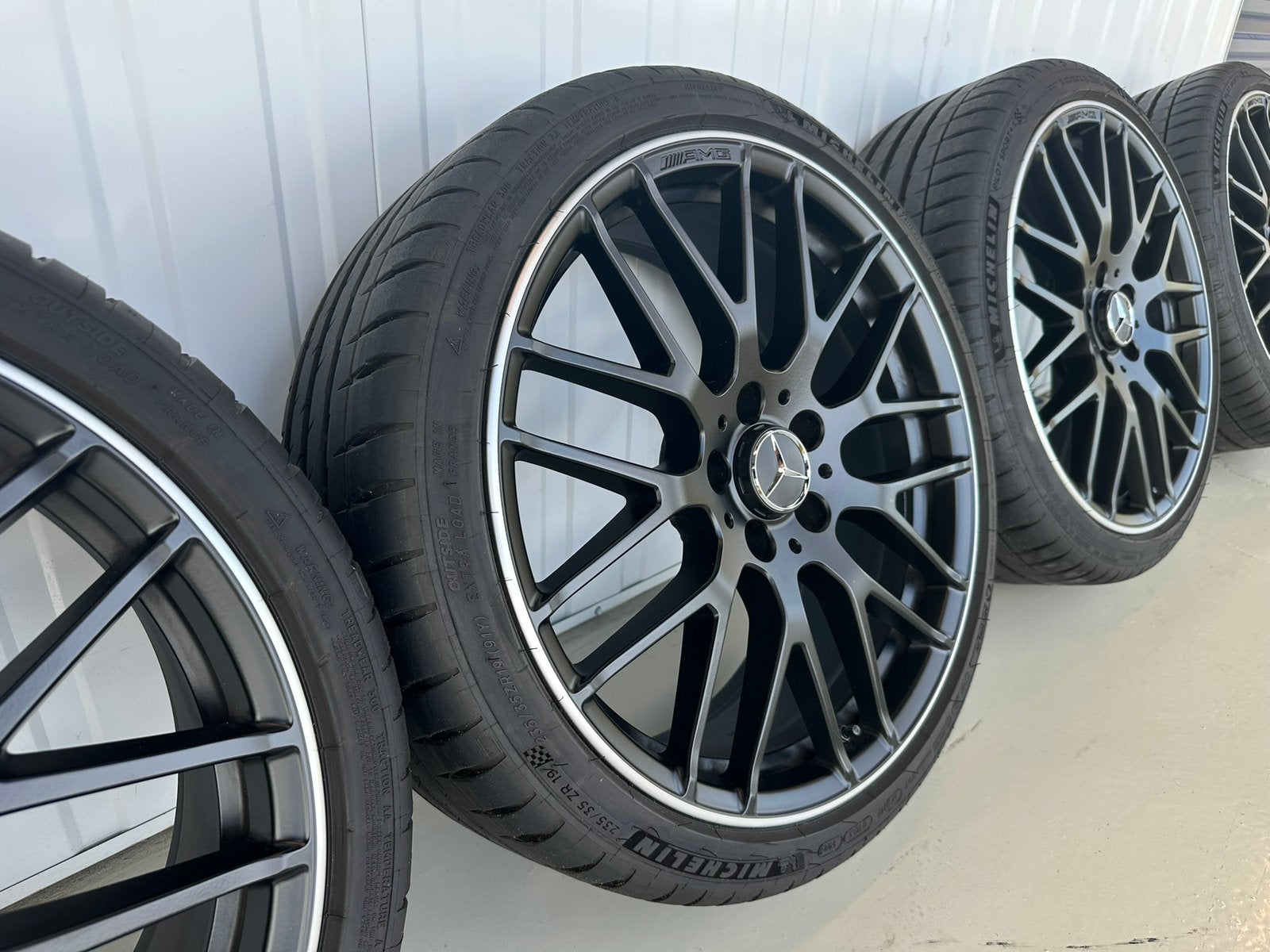 Mercedes W177 C118 A45 CLA45 AMG Velgen 19'' Inch Michelin, 19 inch, Gebruikt, Banden en Velgen, Ophalen of Verzenden