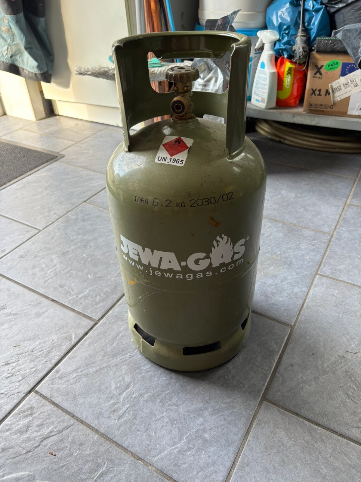 Jewa Gasfles 5kg Propaan – Leeg, Ophalen, Zo goed als nieuw