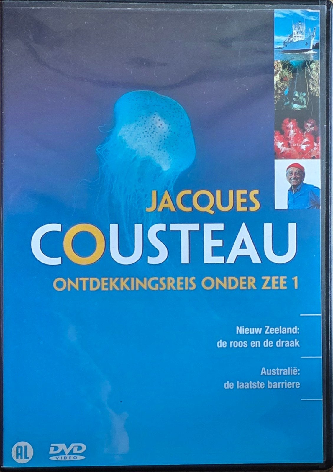 Jacques Cousteau: Ontdekkingsreis Onder Zee 1 DVD, Engels, Alle leeftijden, Nederlands, Natuur