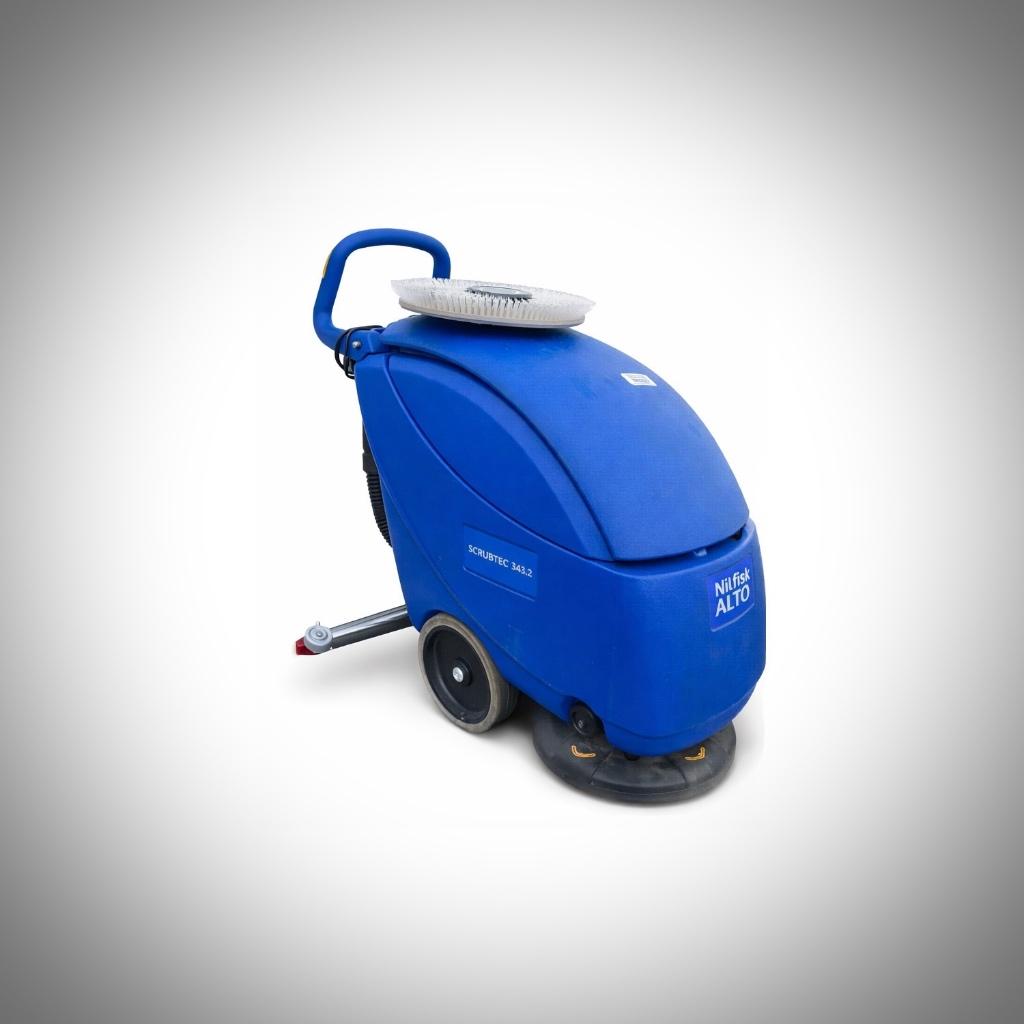 Nilfisk ALTO Scrubtec 343.2 schrobzuigmachine (accu), Doe-het-zelf en Verbouw, Reinigingsmachines, Zo goed als nieuw, Schrobmachine
