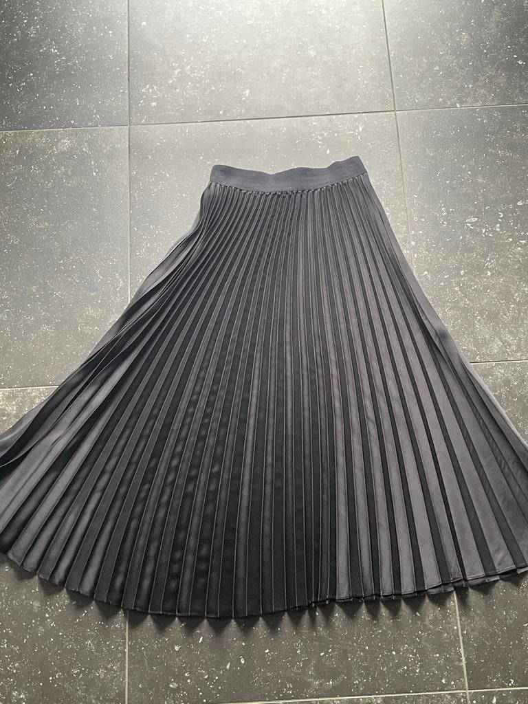 Hallhuber plissé rok zwart mt 38, Maat 38/40 (M), Zwart, Nieuw, Ophalen of Verzenden