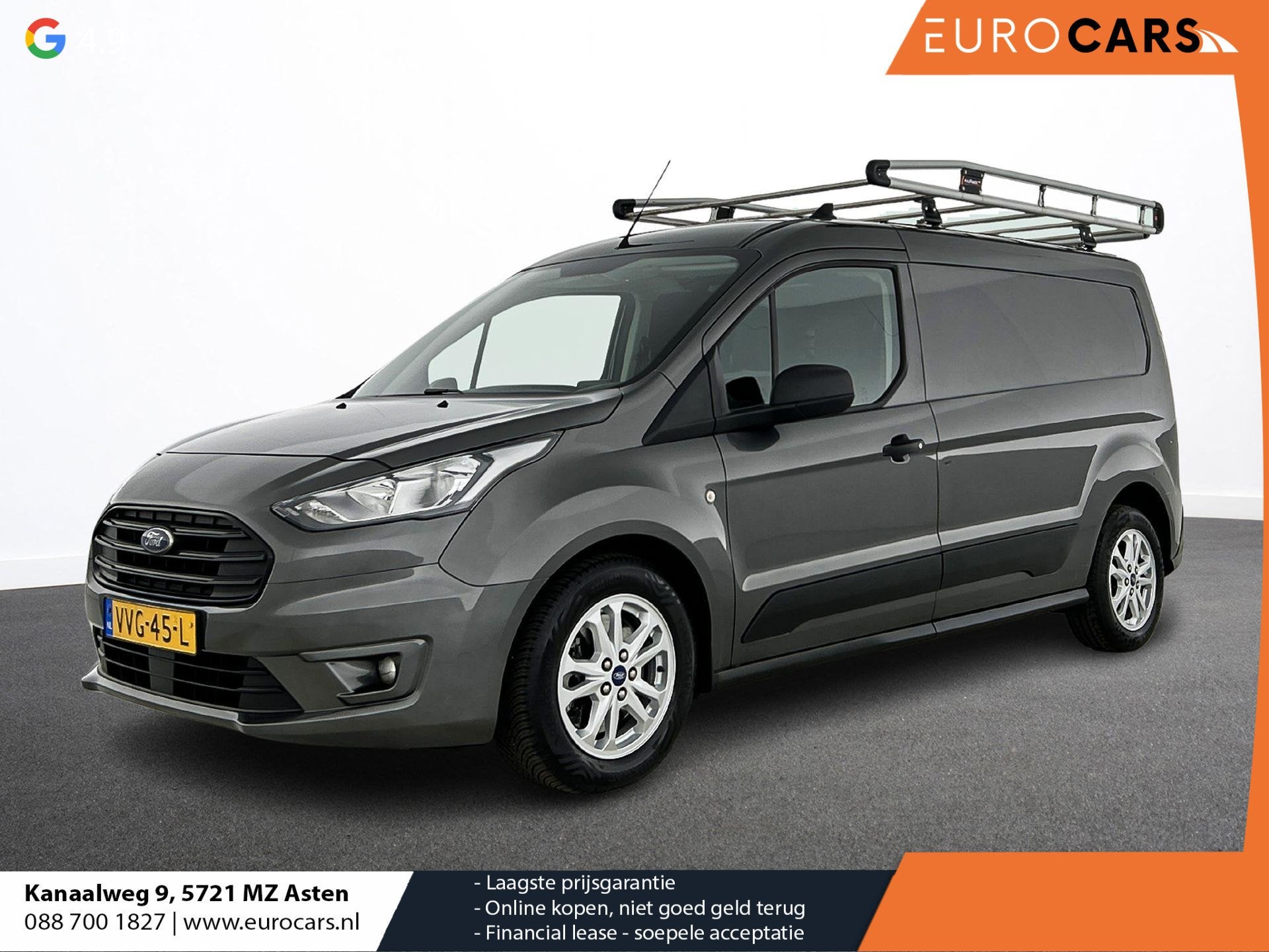 Ford Transit Connect 1.5 EcoBlue L2 Trend 3-zits Airco Navig, Voorwielaandrijving, 1390 kg, Stof, Gebruikt