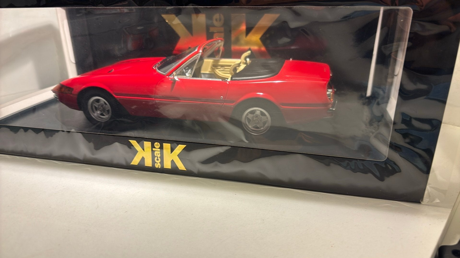 Ferrari 365 gts /4 1971 kk-scale 1.18, Overige merken, Ophalen of Verzenden, A, A