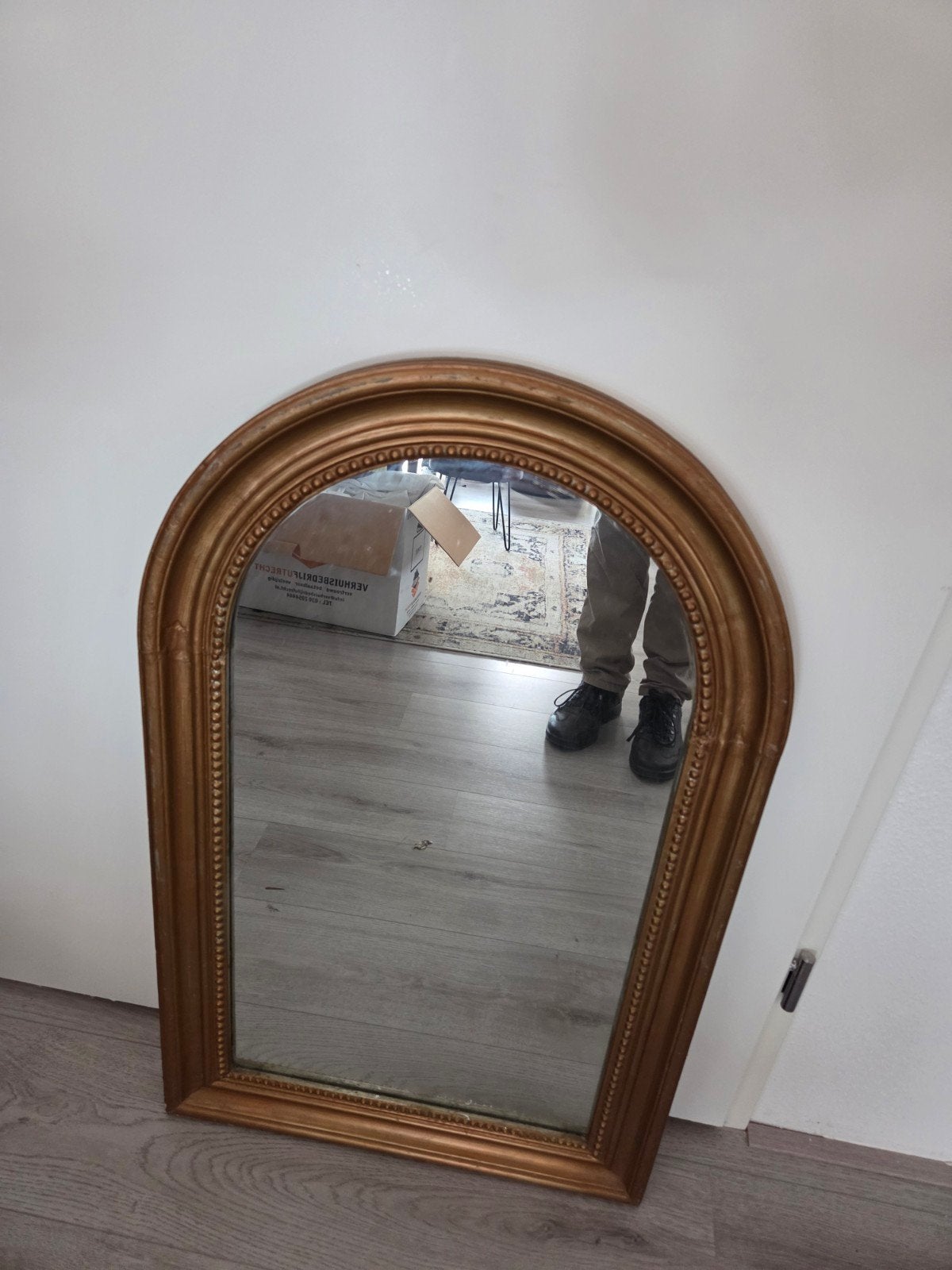 leuke sleetse wandspiegel, Ophalen, Gebruikt, Minder dan 100 cm, Rechthoekig