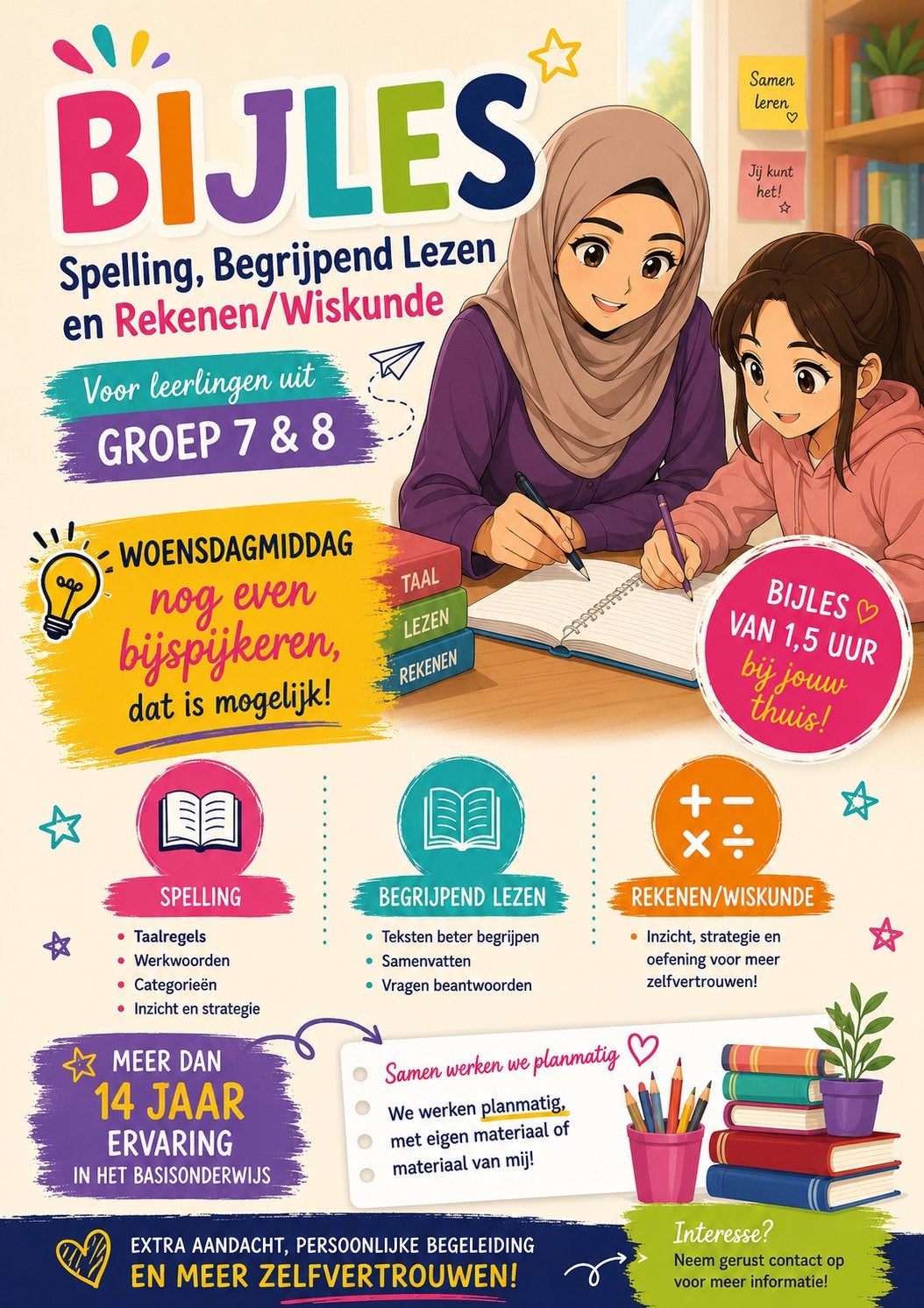 Bijles groep 7/8 in Rotterdam, Bijles