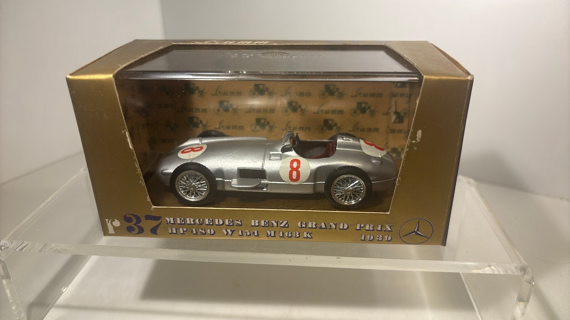 Mercedes benz grand prix 1939 brumm 1.43, Overige merken, Auto, Ophalen of Verzenden, A