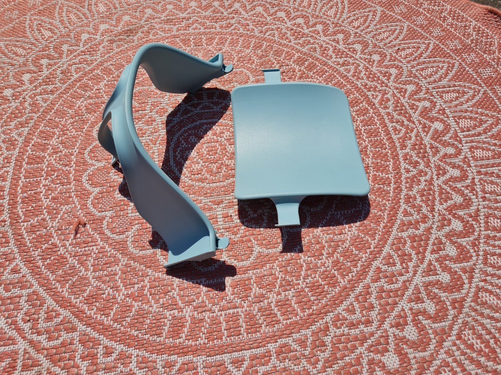 Stokke Babyset met Playtray en Kussentje, Ophalen, Gebruikt, Meegroeistoel, Afneembaar eetblad